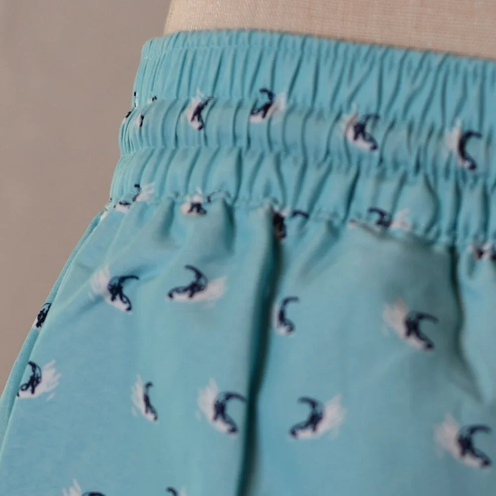 Murano Surfer Print Swim Trunks, Size XL - Picture 2 of 4